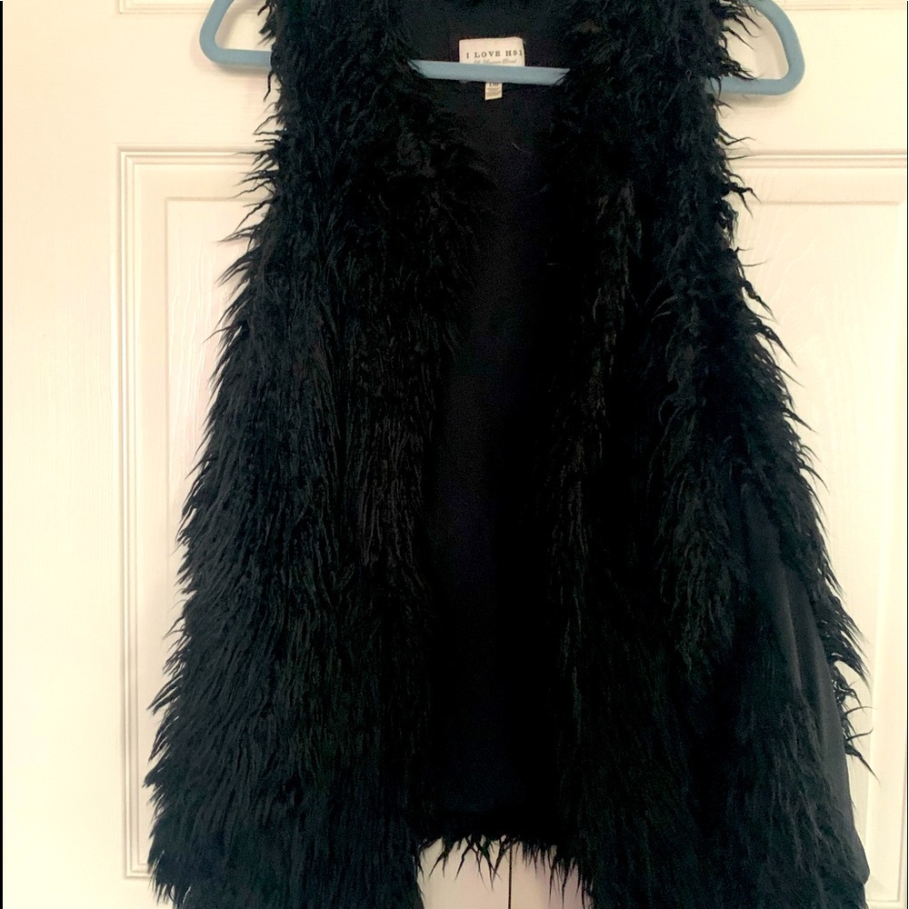 Boutique Style Fluffy Vest CUTE